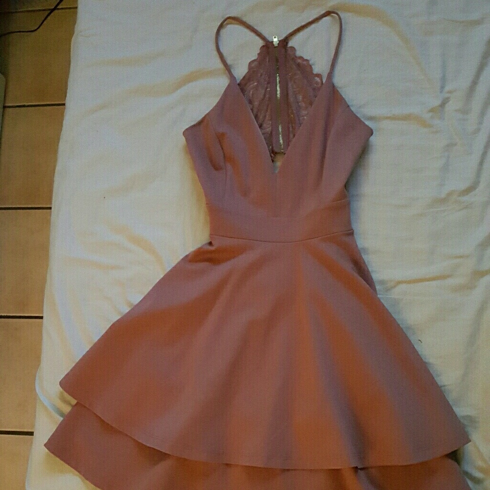 Dusty Rose pink dress